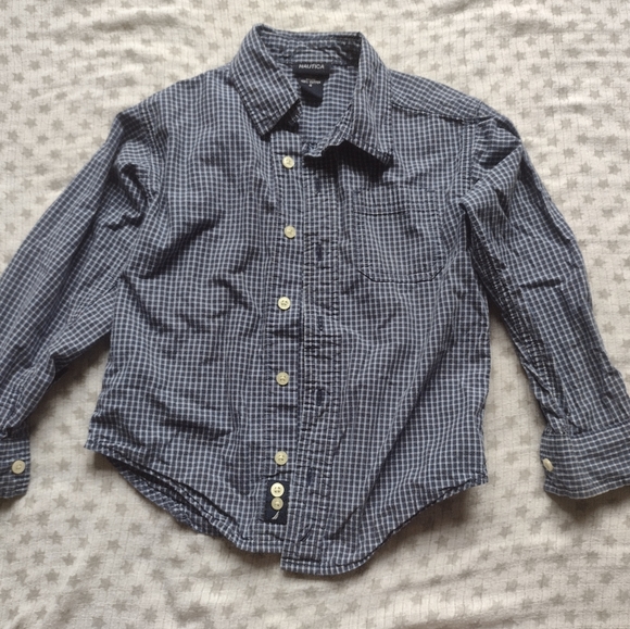 Nautica Plaid Button-Up Shirt - Picture 2 of 8